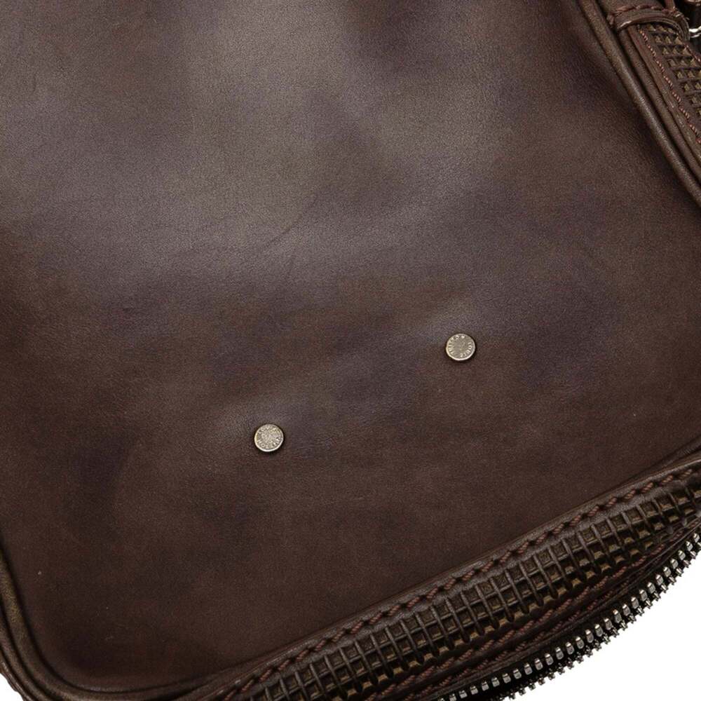 LOUIS VUITTON Authentic Brown Leather Trotter Shoulder Bag - Picture 5 of 8
